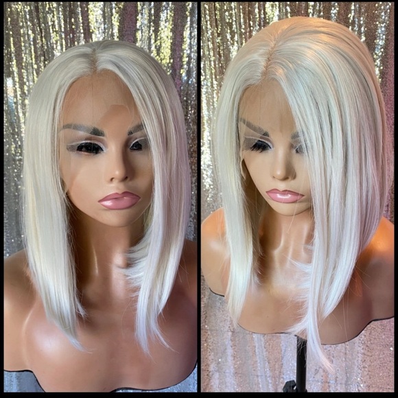 Human Hair Blended Lace Front Wig